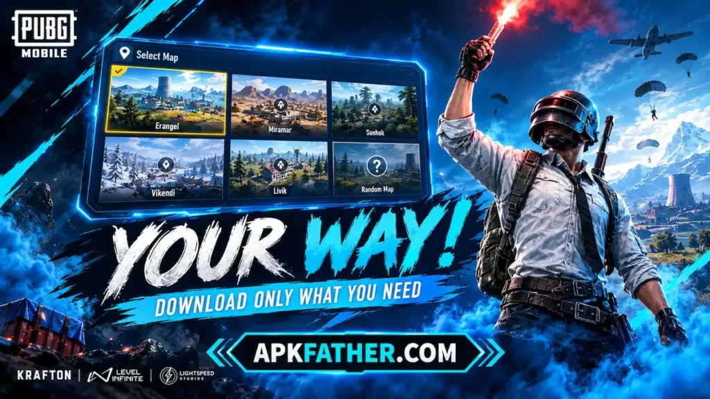 PUBG Mobile Your Way Download Only What You Need