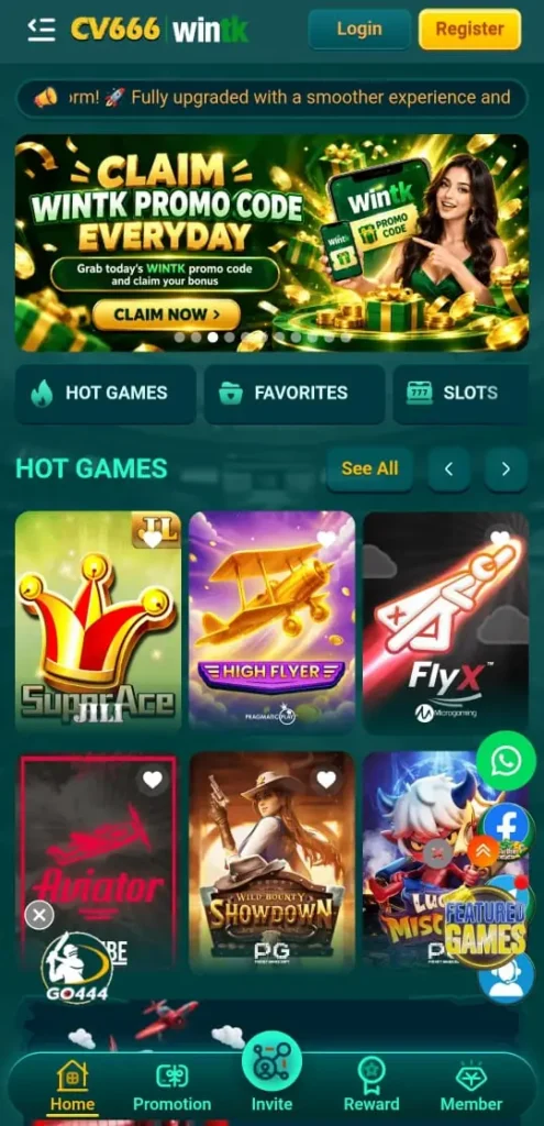 cv666 game dashboard